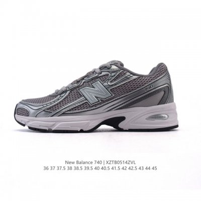new Balance Mr740 Nb新百伦系列复古老爹风休闲运动慢跑鞋。采用轻质牛剖革拼接透气网眼衬垫织物鞋面材质 T-Beam大底提供足步弓支撑 保持步态