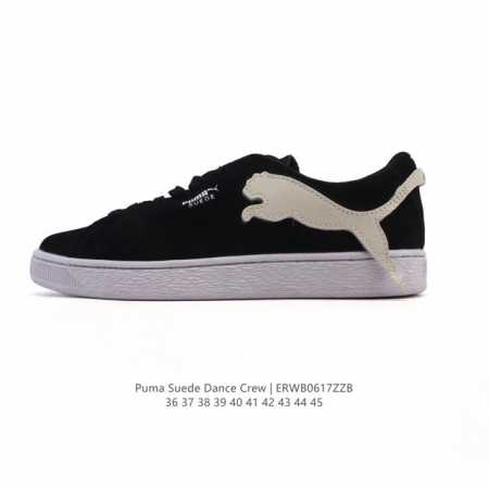 Puma彪马 秋季新款 男女板鞋Suede Dance Crew运动鞋休闲鞋。柔软合成革面料易打理，舒适质感简约潮搭，美观有型。圆弧舒适鞋头，宽敞不挤脚，行走无 - 点击图像关闭