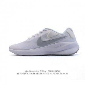 160 【特价】耐克 Nike Revolution 7 Wide 公路跑步鞋（宽版）厚底增高老爹鞋透气网面运动鞋。采用柔软缓震设计，具有出色支撑力，为你开启跑