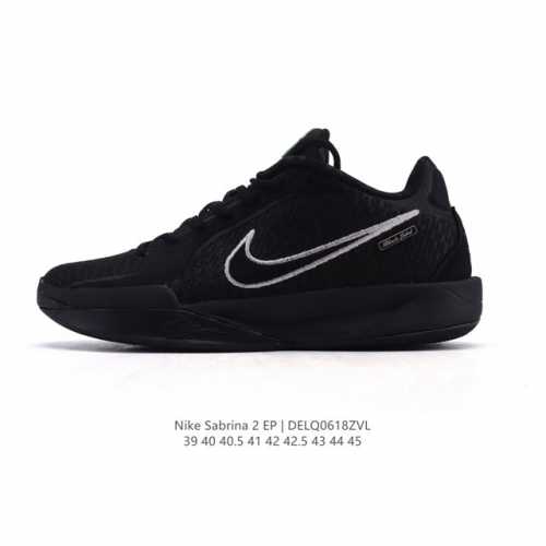 公司级 Nike耐克Sabrina 2 Ep 防滑耐磨 男子低帮减震实战篮球鞋 Sabrina Ionescu 的成功早已眾所周知。 她在場上能有這等表現，是因