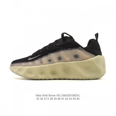 耐克 Nike 男女子跑步鞋 Ava Rover 超轻透气大中底缓冲防滑运动鞋 灰黑 Dx4215-004高能科技，驾临街头！一款代表城市鞋履科技未来的新锐运动