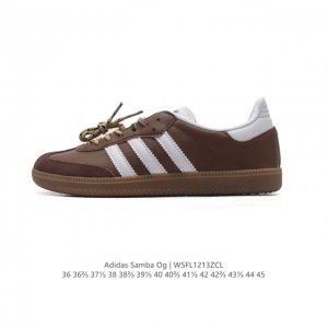 阿迪达斯 德训鞋 Adidas Originals Samba Og Shoes 经典运动鞋小白鞋 T头鞋 男女板鞋 彰显休闲摩登风情的时尚经典鞋。它诞生于50