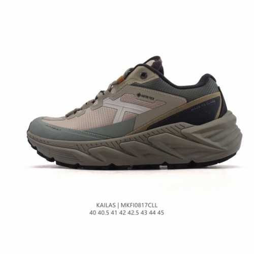 新品公司级 凯乐石 Kailas 防水透气缓震防滑 轻量化设计徒步鞋登山鞋大坡王陡坡稳定跑山 Tpu网布减震轻便透气防侧翻防滑 低帮 超强抓地力登山跑步鞋 男女