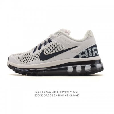 公司级 耐克 Nike Air Max 系列经典人气单品强势回归。Nike Air Max 2013 男女子气垫运动鞋 厚底增高跑步鞋，延续以往的时尚格调和运动