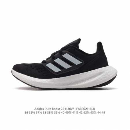 真爆 阿迪达斯Adidas Pureboost 23W阿迪简约轻便透气运动鞋 爆米花 厚底增高老爹鞋 休闲跑鞋。鞋款保持独特造型以及S型后跟设计 两侧支撑条提供 - 点击图像关闭