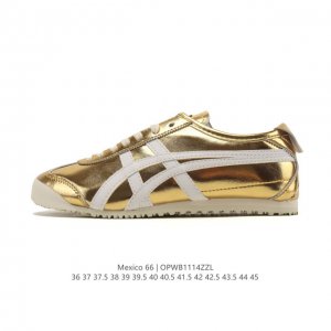 鬼冢虎Onitsuka Tiger Mexico 66 一脚蹬男女同款皮革鞋面休闲板鞋 1183A360鬼冢虎Onitsuka Tiger的Mexico 66系