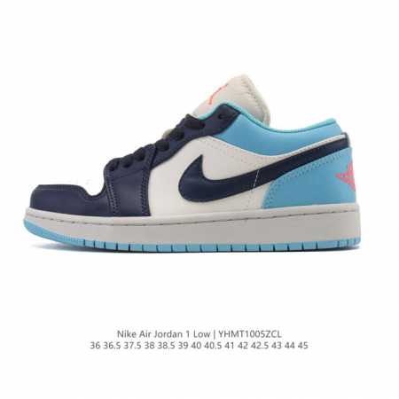 耐克 乔丹Air Jordan 1 Low Aj1 乔1 乔丹1代Aj1 低帮复古文化休闲运动篮球鞋。该鞋款从 1985 年元年款汲取设计灵感，焕新演绎简约经典 - 点击图像关闭