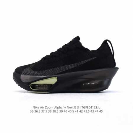 公司级 耐克 Nike Air Zoom Alphafly Next% 3代 马拉松三代 原标原盒真碳纤维 真Zoom X 气垫正确版型！鞋面采用更轻质更透气的 - 点击图像关闭