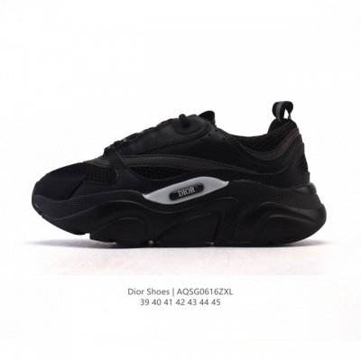 Dior 迪奥 高奢品牌 彰显高级气质 Dior 运动鞋低帮系列复古休闲鞋时尚慢跑鞋厚底老爹鞋圆头系带 运动跑鞋 生活休闲鞋 男款 时髦单品 时尚百搭 复古老爹