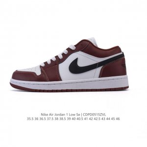 耐克 乔丹Air Jordan 1 Low Aj1 乔1 乔丹1代Aj1 低帮复古文化休闲运动篮球鞋 从1985 年面世的元年款汲取设计灵感 采用简洁大方的经典