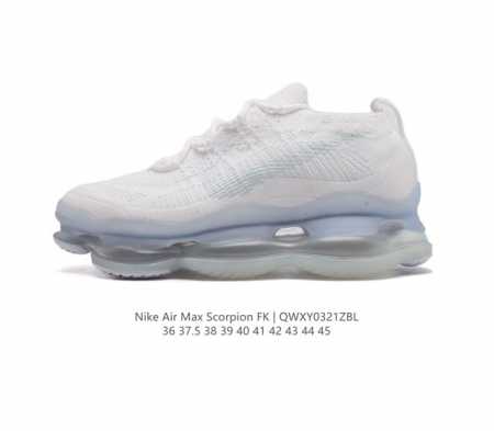 耐克 Nike Air Max Scorpion Fk 气垫缓震运动鞋厚底增高男女鞋 次世代气垫搭载全掌长气垫鞋款 而这样的配置 会带来过去所有 Air Max - 点击图像关闭