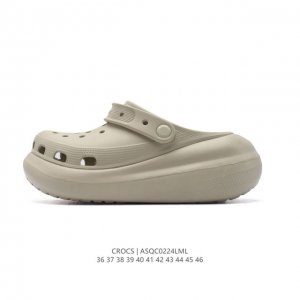 Crocs 沙滩洞洞鞋 男女休闲厚底增高凉拖鞋 卡骆驰杨幂同款 厚底增高凸显大长腿沙滩鞋 选择尺码时 建议选大一码 脚感更舒适 这款没有鞋盒 类型：男女鞋 尺码
