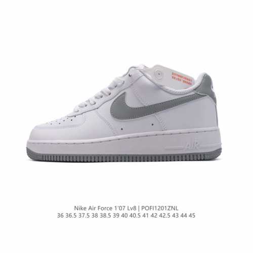 公司级 Af1耐克 Nike Air Force 1 ‘07 Low 空军一号 厚底增高百搭运动板鞋 原楦头原纸板 打造纯正空军版型，专注外贸渠道 全掌内置蜂窝