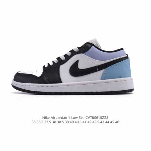 耐克 乔丹Air Jordan 1 Low Aj1 乔1 乔丹1代Aj1 低帮复古文化休闲运动篮球鞋。从1985 年面世的元年款汲取设计灵感，采用简洁大方的经典