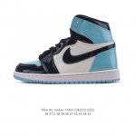 公司级 耐克 男女款运动板鞋 Nike Air Jordan 1 Retro High Og 乔丹一代Aj1 乔1 Aj1 篮球鞋复刻运动鞋。皮面高帮板鞋的设计