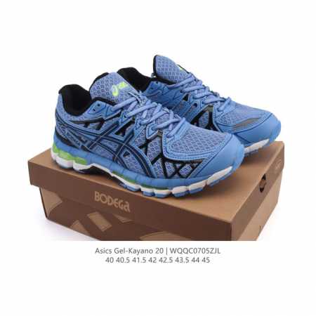 新品公司级 Asics 亚瑟士 2025年新款Gel-Kayano 20跑步鞋 舒适运动耐磨透气 低帮 休闲越野城市通勤 缓震运动鞋男款支撑跑鞋 1203A38 - 点击图像关闭