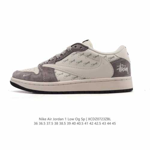 公司级 真标 耐克 Nike Air Jordan 1 Low Og Sp Military Blue Aj1乔1倒勾 2025年新款 蛇年新款 低帮篮球鞋 A