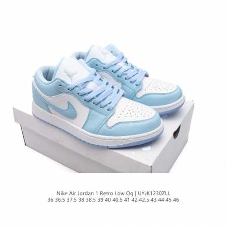 真标 耐克 乔丹air Jordan 1 Low Aj1 乔1 乔丹1代aj1 低帮复古文化休闲运动篮球鞋。该鞋款从 1985 年元年款汲取设计灵感，焕新演绎简 - 点击图像关闭