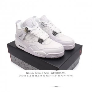 公司级 耐克 Nike Air Jordan 4 Retro Og迈克尔 乔丹aj4代乔4 中帮复古休闲运动文化篮球鞋。秉承轻量化的速度型篮球鞋设计思想完成设计