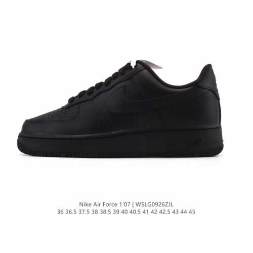 公司级 附赠送Logo清洁刷 Af1耐克 Nike Air Force 1 ‘07 Low 空军一号厚底增高百搭休闲运动板鞋 原楦头原纸板 打造纯正空军版型，专