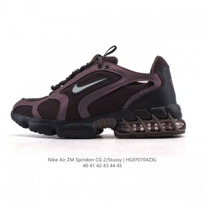 耐克 Nike 美国元祖街头潮牌Stussy斯图西 X Nike Air Zoom Spiridon Caged 2网面斯皮里东牢笼2代系列运动鞋 复古休闲运动