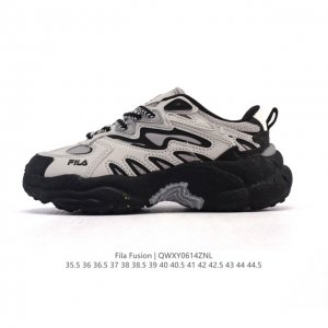 公司级 斐乐 男女同款老爹鞋 Fila Fusion 厚底增高百搭运动鞋 意大利百年经典运动品牌，网红单品 小红书推荐爆款 Fila斐乐新款小白鞋斐乐潮牌文化街