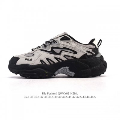 公司级 斐乐 男女同款老爹鞋 Fila Fusion 厚底增高百搭运动鞋 意大利百年经典运动品牌，网红单品 小红书推荐爆款 Fila斐乐新款小白鞋斐乐潮牌文化街