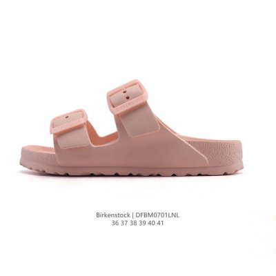 德国百年知名鞋履品牌 博肯Birkenstock 勃肯拖鞋系列凉拖鞋休闲沙滩凉鞋 Birkenstock勃肯德国进口女款牛皮绒面革软底Arizona双扣拖鞋。广