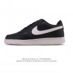 耐克Nike Court Vision Low 校园风低帮复古篮球板鞋男女运动鞋。延续80年代复古篮球鞋，添加学院风细节。皮革组合鞋面，利落风格，重现复古篮球风