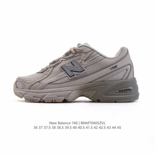 公司级 New Balance Mr740 Nb新百伦系列复古老爹风休闲运动慢跑鞋。采用轻质牛剖革拼接透气网眼衬垫织物鞋面材质 T-Beam大底提供足步弓支撑