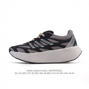 降价原价210元 阿迪达斯 Adidas 男女士休闲鞋 Adizero Aruku 减震耐磨缓冲回弹百搭运动鞋 厚底增高老爹鞋。今年曝光的Adidas Adiz