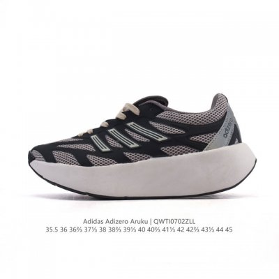 降价原价210元 阿迪达斯 Adidas 男女士休闲鞋 Adizero Aruku 减震耐磨缓冲回弹百搭运动鞋 厚底增高老爹鞋。今年曝光的Adidas Adiz