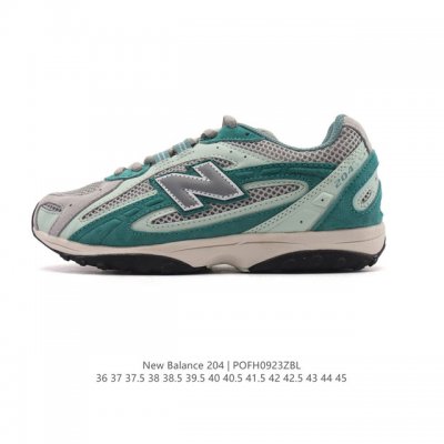 新品公司级 新百伦 2025年新款 New Balance 204L 2025年夏季登场：复古薄底鞋重塑都市运动美学时尚运动跑步鞋，以复古薄底设计与室内足球鞋灵