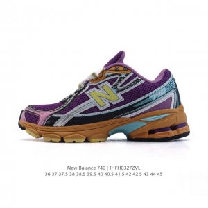 180 new Balance Mr740 Nb新百伦系列复古老爹风休闲运动慢跑鞋。采用轻质牛剖革拼接透气网眼衬垫织物鞋面材质 T-Beam大底提供足步弓支撑