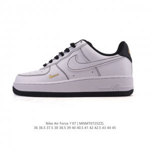 真标 耐克 Nike Air Force 1 '07 Low 空军一号含气垫 小白鞋 低帮百搭厚底增高休闲运动板鞋。柔软、弹性十足的缓震性能和出色的中底设计，横