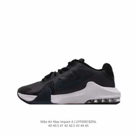 耐克 Nike Air Max Impact 4 耐克经典复古男子全掌大气垫缓震跑步鞋。這雙輕盈而穩固的籃球鞋，讓你在鞋跟 Max Air 緩震系統的助攻下，自 - 点击图像关闭