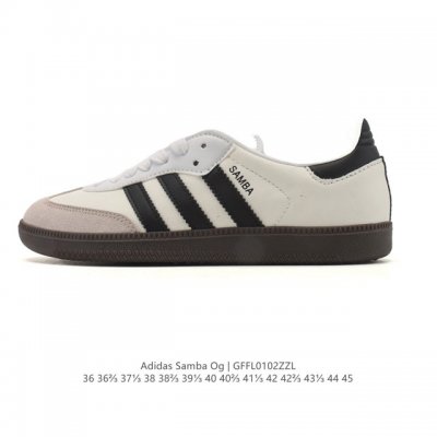 阿迪达斯 德训鞋 Adidas Originals Samba Og Shoes 经典运动鞋小白鞋 T头鞋 男女鞋 彰显休闲摩登风情的时尚经典鞋。它诞生于50年