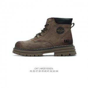 公司级 CAT FOOTWEAR CAT 卡特工装 休闲复古男女同款鞋系列靴子 中高帮马丁靴 新款潮板鞋 专治各种不帅 鞋身轻便 舒适性相当不错 橡胶大底 上身