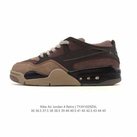 耐克 Nike Air Jordan 4 Retro Og迈克尔 乔丹Aj4代乔4 低帮复古休闲运动文化篮球鞋。秉承轻量化的速度型篮球鞋设计思想完成设计，降低重 - 点击图像关闭