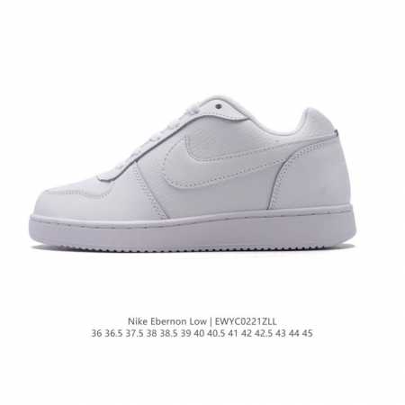 耐克Nike Ebernon Low男女子简版空军复古休闲板鞋运动休闲鞋。采用合成革鞋面，方便清洗，搭配侧面与后跟处的品牌标识，低鞋口设计，赋予脚踝灵活感受，选 - 点击图像关闭