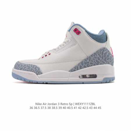 公司级 耐克 乔丹 Aj3 耐克 Nike Air Jordan 3 Retro Se 乔3 倒钩 中帮复刻篮球鞋 乔丹3代 三代 男女子运动鞋，作为 Aj 系 - 点击图像关闭