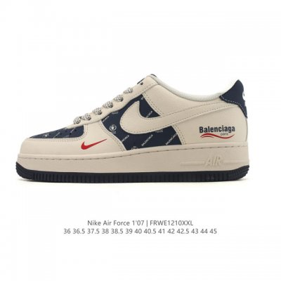 公司级 Af1耐克 Nike Air Force 1 ‘07 Low 空军一号 厚底增高百搭运动板鞋 原楦头原纸板 打造纯正空军版型，专注外贸渠道 全掌内置蜂窝