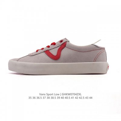 Vans 万斯 范斯Vans Sport Low运动系列复古低帮硫化滑板板鞋 经典低帮运动休闲鞋滑板鞋帆布鞋 男女鞋真标硫化工艺，原装铝楦数据开发鸟嘴楦型版本夏