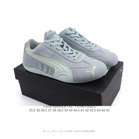 公司级 Puma Speedca Og 彪马极速赛车系列低帮德训风拼接复古百搭休闲运动赛车鞋 鞋款从80、90年代赛车手所穿的防火赛车鞋为原型，鞋身线条模仿了赛 - 点击图像关闭