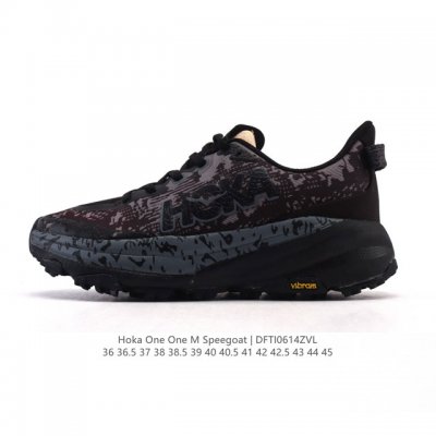 公司级 Hoka One One Speedgoat 6 飞速羚羊6 飞速羚羊系列的第六代越野跑鞋男女士运动鞋，鞋款采用动态鞋面与内部支撑系统，并搭载Hoka久