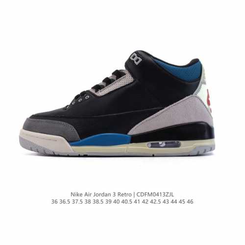 公司级 耐克 乔丹 Aj3 耐克 Nike Air Jordan 3 Retro Se 乔3 复刻篮球鞋 乔丹3代 三代 男女子运动鞋，作为 Aj 系列中广受认