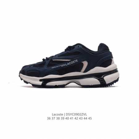 降价原价 元 Lacoste 时尚户外休闲潮流系列运动鞋 厚底增高老爹鞋 广东大厂品质全新工艺升级 品质毋庸置疑 全新原厂包装鞋盒 透气网面鞋面，搭配防臭防腐真 - 点击图像关闭