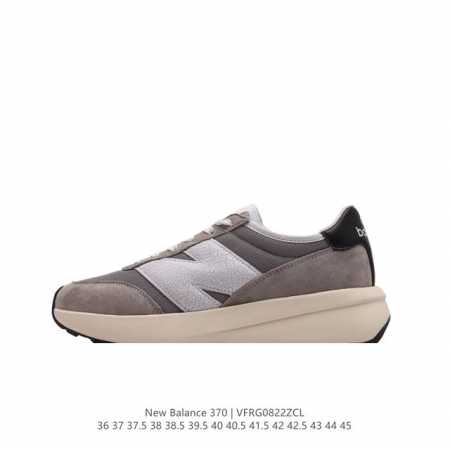 公司级new Balance Nb370 新百伦织物层牛皮防滑减震透气舒适耐磨减震低帮轻休闲鞋 厚底增高运动板鞋。 货号: U370Ah 尺码: 36 37 3 - 点击图像关闭