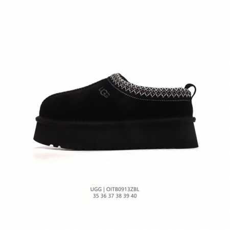 公司级 Ugg 女士棉拖 雪地靴 俏皮可爱的百变造型， 美国轻奢品牌ugg 平底系列冬季羊毛一体雪地休闲保暖毛毛家居包头棉拖鞋。官方同步包装 检验标 材料采用原 - 点击图像关闭