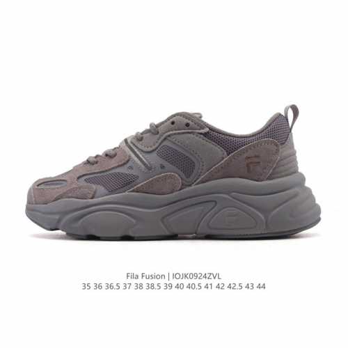 公司级 斐乐 男女款老爹鞋 Fila Fusion 厚底增高百搭运动鞋 意大利百年经典运动品牌，网红单品 小红书推荐爆款 Fila斐乐新款小白鞋斐乐潮牌文化街头